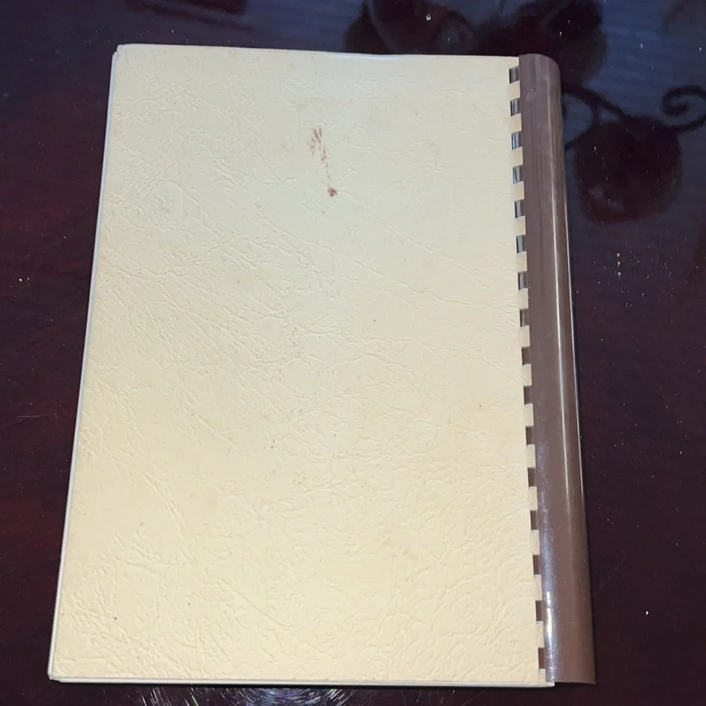 Vintage 77 Spiral Bound First Edition Plains Pot Pourri Cookbook Rosalynn Carter